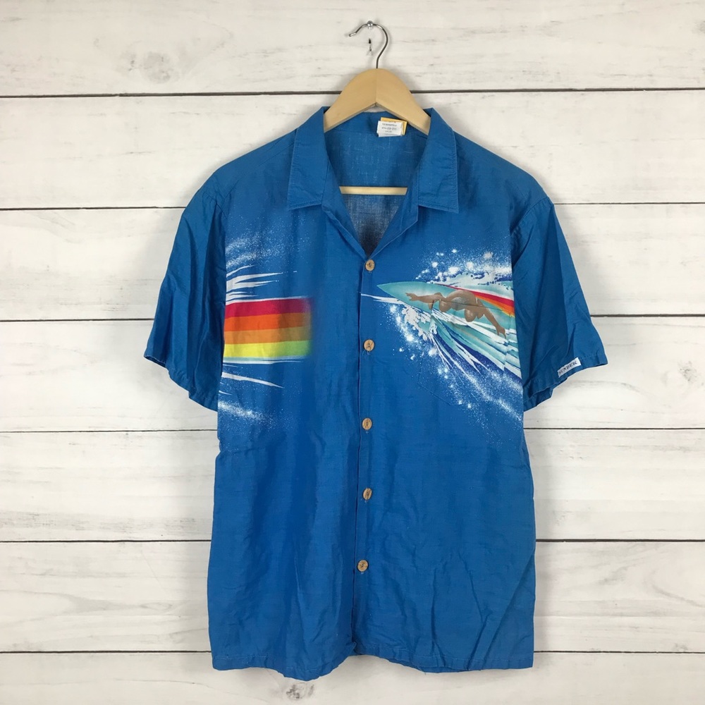 Vintage 1970s Sundek Surfing Shirt